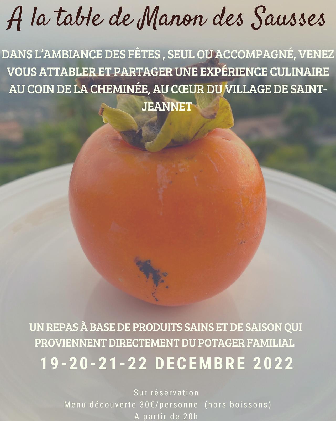 MANON DES SAUSSES Manon RASSE CHEFFE A DOMICILE - Saint Jeannet